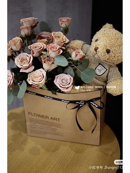 【花艺玩偶】泰迪熊（50CM/40CM/30CM）毛衣熊/领子熊/圣诞帽子熊 商品图6