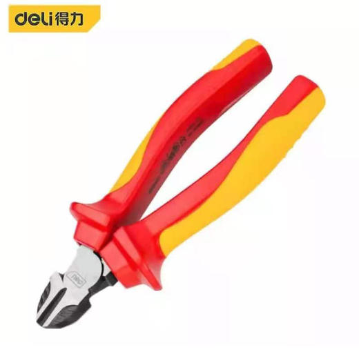 得力绝缘省力型斜嘴钳6寸（DL512206） 商品图0