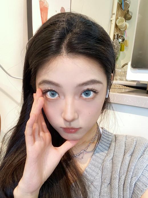 【月抛】印度女王蓝 summerbaby  | 大直径14.5mm 着色14.1mm 有挡瞳风险，介意慎拍 商品图8