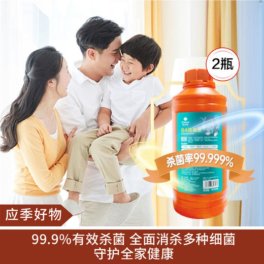 【现货发】84消毒液1000ml*2瓶 商品图0