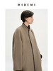 HIDEMI 美利奴羊毛包皮边不对称设计感廓形长款大衣 商品缩略图5
