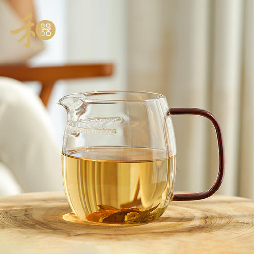 禾器 晶彩澄然煮茶器   高硼硅耐热玻璃大号公杯煮茶匀杯月牙过滤分茶器 商品图4