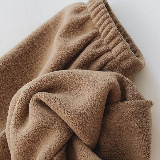 【超级团购】宽松束脚长裤加绒加厚运动裤女秋冬厚实显瘦百搭阔腿休闲卫裤QCai 000 462 商品图5