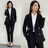 【上衣+裤子】罗蒙春秋款女式套装气质百搭通勤时尚西服套装两件套女 商品缩略图6