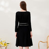 EITIE爱特爱春季新款大气显瘦通勤连衣裙A2307109 商品缩略图4