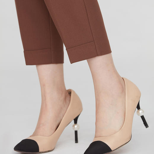 罗蒙春秋女装西裤女士商务通勤休闲百搭修身显瘦直筒小脚裤女西装裤 商品图8