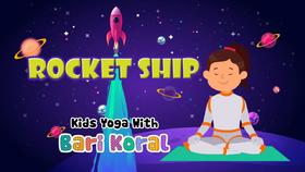 Rocket ship kids yoga