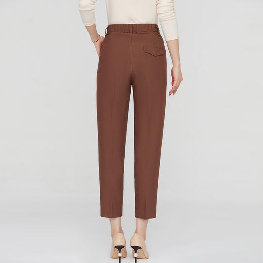 罗蒙春秋女装西裤女士商务通勤休闲百搭修身显瘦直筒小脚裤女西装裤 商品图5