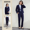 【上衣+裤子】罗蒙春秋款女式套装商务通勤气质大方西服套装女 商品缩略图2
