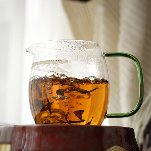禾器 晶彩澄然煮茶器   高硼硅耐热玻璃大号公杯煮茶匀杯月牙过滤分茶器 商品图11
