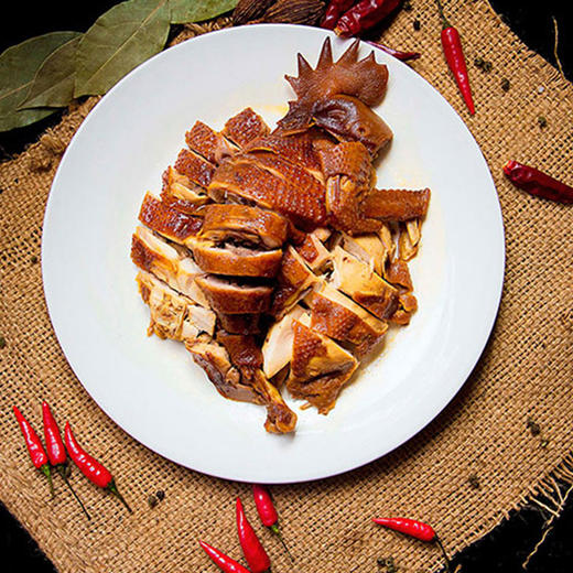 天时农业 云南散养土鸡（即食卤鸡） 880g礼盒装 生鲜 商品图2