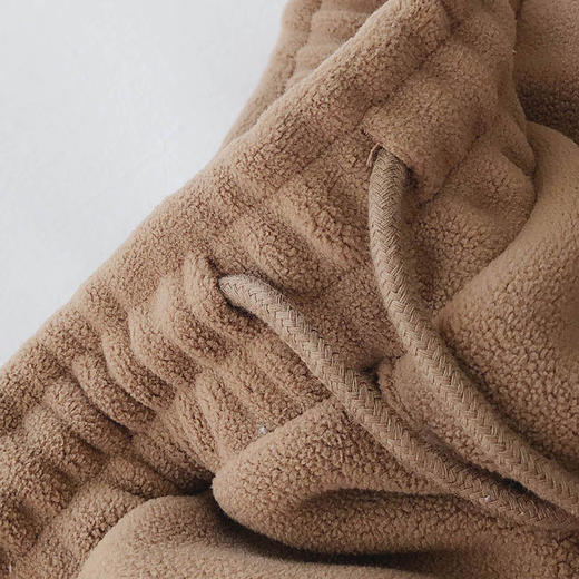 【超级团购】宽松束脚长裤加绒加厚运动裤女秋冬厚实显瘦百搭阔腿休闲卫裤QCai 000 462 商品图4