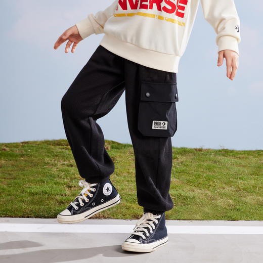 CONVERSE 春 大童小童 长裤 CNVB-KN-D600 商品图2