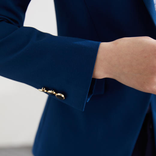 罗蒙春秋款小西装外套女士商务通勤休闲百搭修身显瘦一粒扣单西服上衣 商品图12