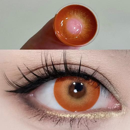 Dgugulens【莲蓉流心】日抛 姐妹们一直要的橘色日抛    提亮真的很亮眼 商品图1