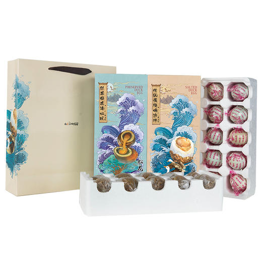 绿茶松花蛋+红泥咸蛋 礼盒 商品图5
