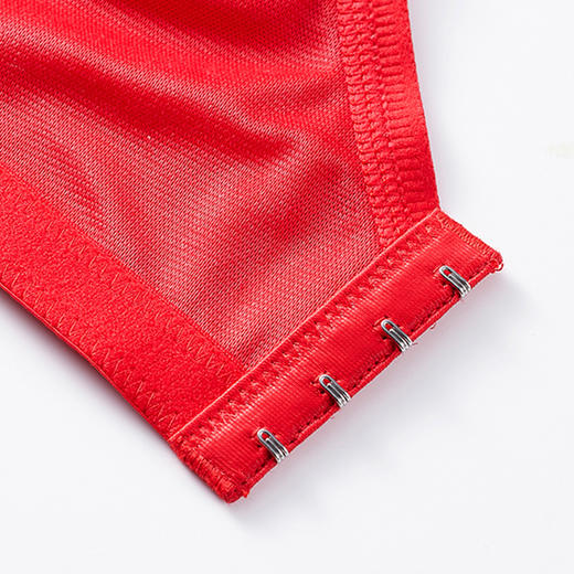 都市丽人内衣自然舒适中厚蕾丝四排扣树脂胶圈3/4杯常规文胸LB211A 商品图3