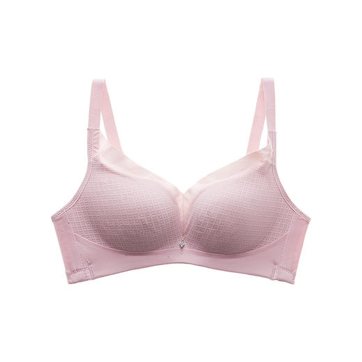 都市丽人内衣自然舒适中厚蕾丝四排扣树脂胶圈3/4杯常规文胸LB211A 商品图7