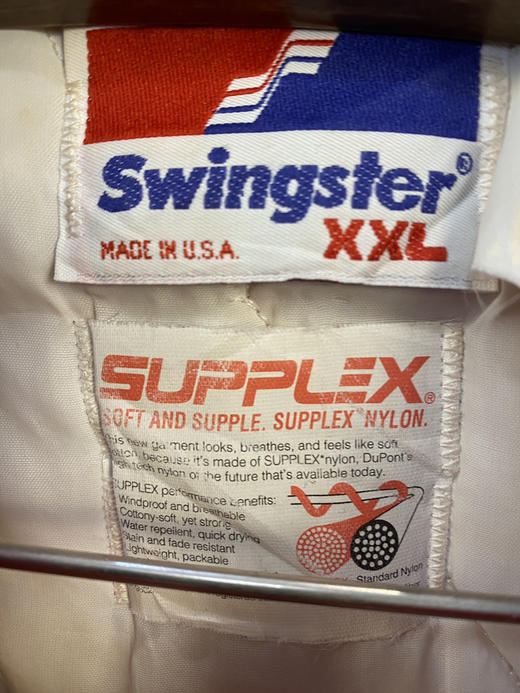 80年代 Vintage 美国制 Swingster SUPPLEX 棉服 夹棉外套_CTJK(2XL) 商品图2