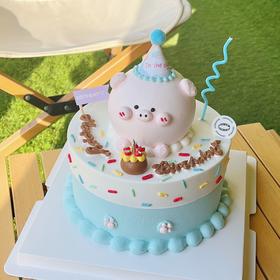 猪猪宝贝 · 奶油蛋糕