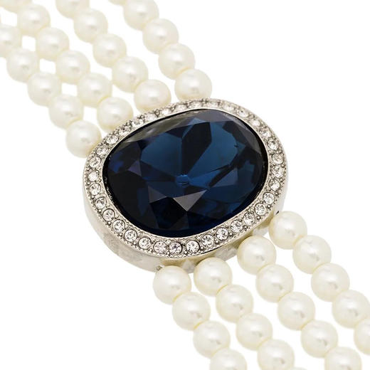北京仓｜KJL-Sapphire-致敬·黛安娜王妃 蓝宝石 珍珠项链［美国设计师］ 商品图1