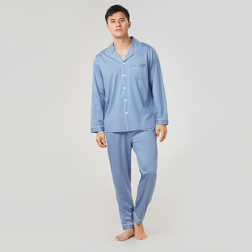 都市丽人无尘棉单面薄长袖家居服睡衣新年本命年红品FH30A6 商品图8