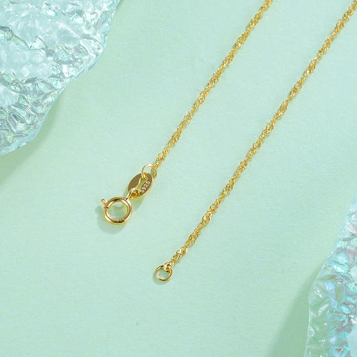 子佩集S925银【仙人泪】套链项链【DSD8142】镀金蓝珀2212 商品图7