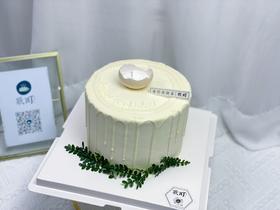 鸡蛋壳蜡烛生日蛋糕