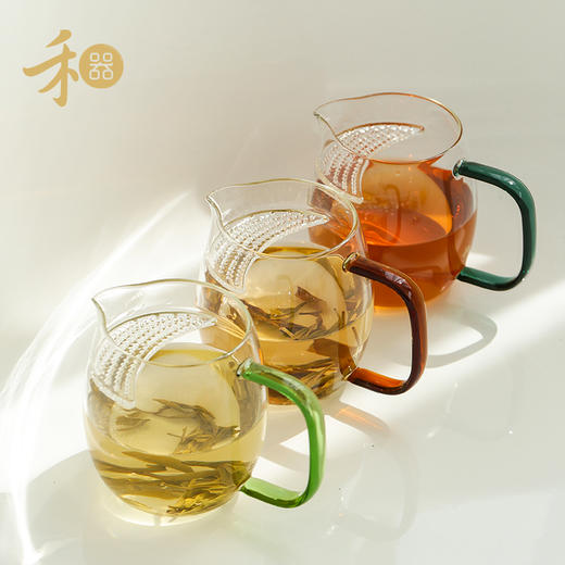 禾器 晶彩澄然煮茶器   高硼硅耐热玻璃大号公杯煮茶匀杯月牙过滤分茶器 商品图1