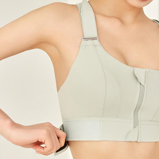 跃牌（呗咪纷纷系列）大码交叉美背魔术贴运动内衣 魔术贴文胸 商品图4