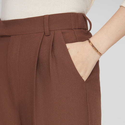 罗蒙春秋女装西裤女士商务通勤休闲百搭修身显瘦直筒小脚裤女西装裤 商品图6