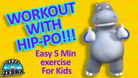 Simple exercise for kids with Hip-po