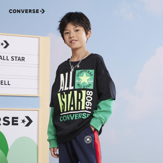 CONVERSE 春 大童小童 卫衣 CNVB-FW-D701 商品图0