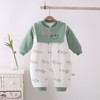 【可爱萌趣 保暖舒适】拜年服婴儿衣服新生儿夹棉连体衣宝宝秋冬季棉服外出服装哈衣爬爬 商品缩略图10