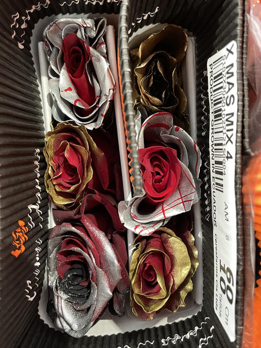 厄瓜多尔圣诞节限定染色混搭系列玫瑰花预售（12月20号左右发货） 商品图2