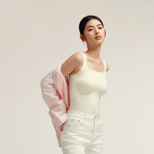 舒适保暖 ChrissieMorris 颗里 “猫感”发热保暖背心 商品图2