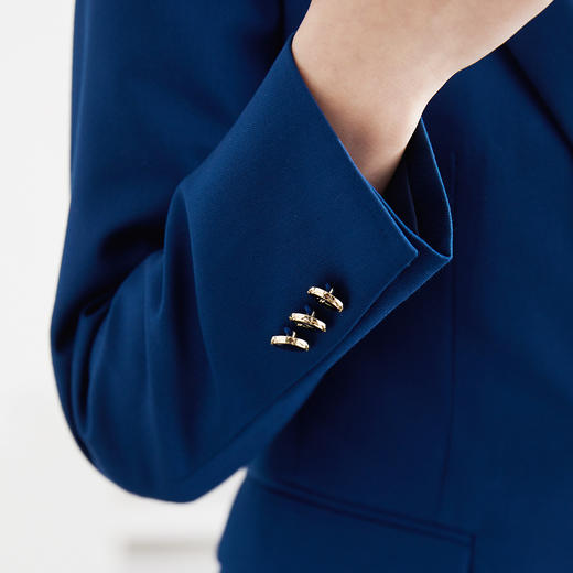 罗蒙春秋款女士小西装外套修身显瘦商务通勤休闲百搭单西服上衣外套女 商品图13