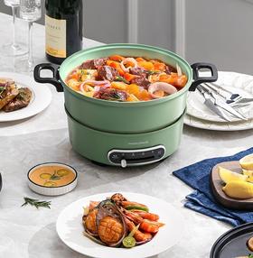 【春上新】10楼 摩飞 蒸煮煎炒网红多功能火锅料理锅MR9087   吊牌价499元    活动价199-399元