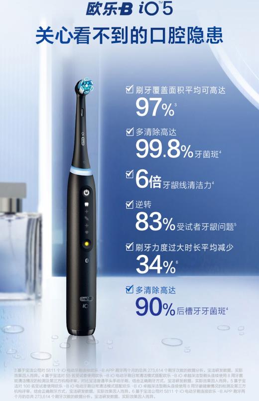 【春上新】10楼 博朗 欧乐B  电动牙刷io5(欧乐B)      吊牌价1299元     活动价799元 商品图3