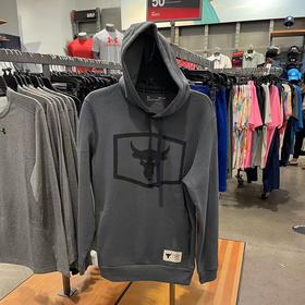 Under Armour/安德玛  男士春秋牛头款薄绒贴布连帽卫衣