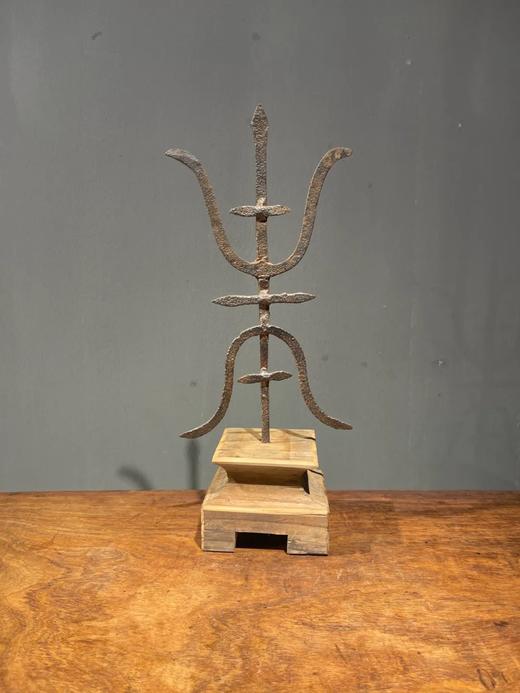 ”壽”字型铁质烛台，顺丰包邮 商品图2