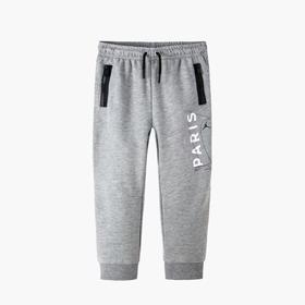 乔丹童衣春秋款男童女童大巴黎联名款针织长裤JD2232015