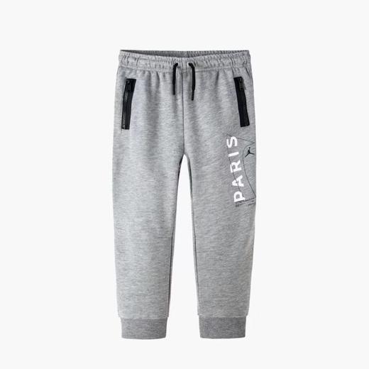 乔丹童衣春秋款男童女童大巴黎联名款针织长裤JD2232015 商品图0