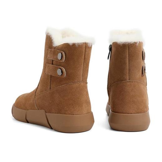 百货世界-森达牛剖层革女靴 商品图1