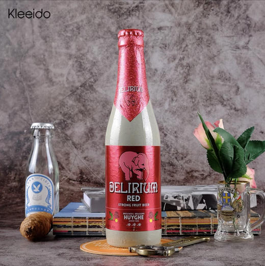 比利时粉象给劲樱桃啤酒进口浅粉深粉精酿啤酒330ml 商品图2