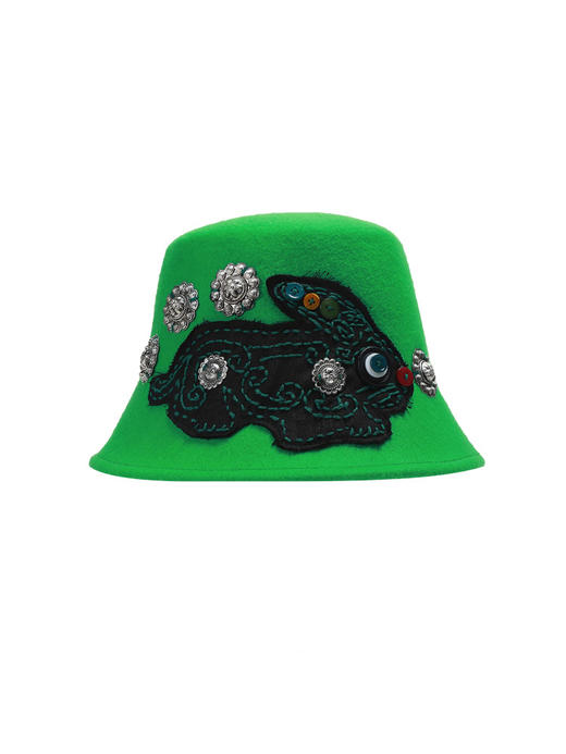 伏兔望月毛呢渔夫帽 商品图5