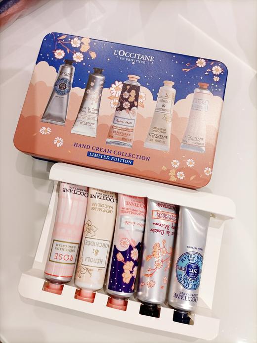 欧舒丹手霜5件套装，乳木果樱花护手霜冬补水保湿滋润 商品图0