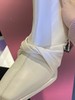 羊皮拧结金属方跟短靴 商品缩略图2