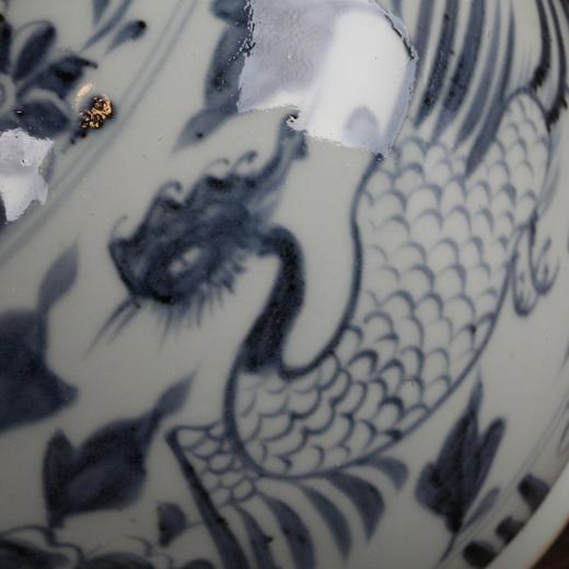 仿古【元·凤穿牡丹纹】锡口茶叶罐 商品图3