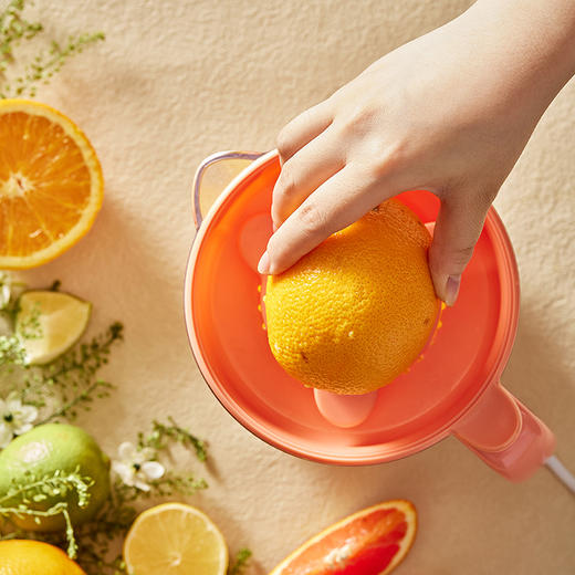 【小程序】小熊橙汁机 CZJ-A04B1 橙红色 双向榨橙汁 商品图3